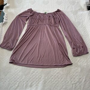 Sears JR Bazaar Off The Shoulder Long Sleeve Dress/Top (SEE MEASUREMENTS)